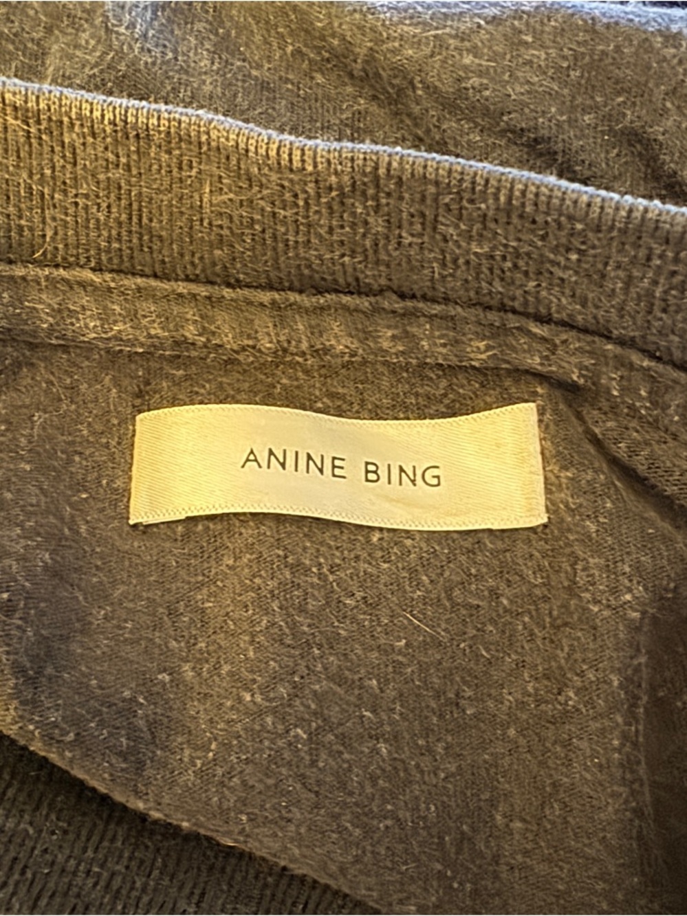 Anine Bing Tiger Short Sleeve Graphic Tee Size S Charcoal Gray Black Cotton - Picture 4 of 6